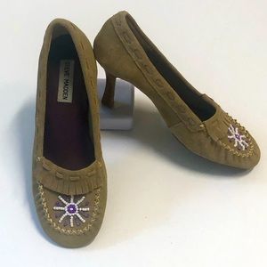 Steve Madden P-Mindi Beaded Moccasin Heel